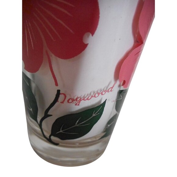 MCM Peanut Butter Drinking Juice Glass Tumbler Dogwood Estate find 5" Pink - Picture 2 of 4